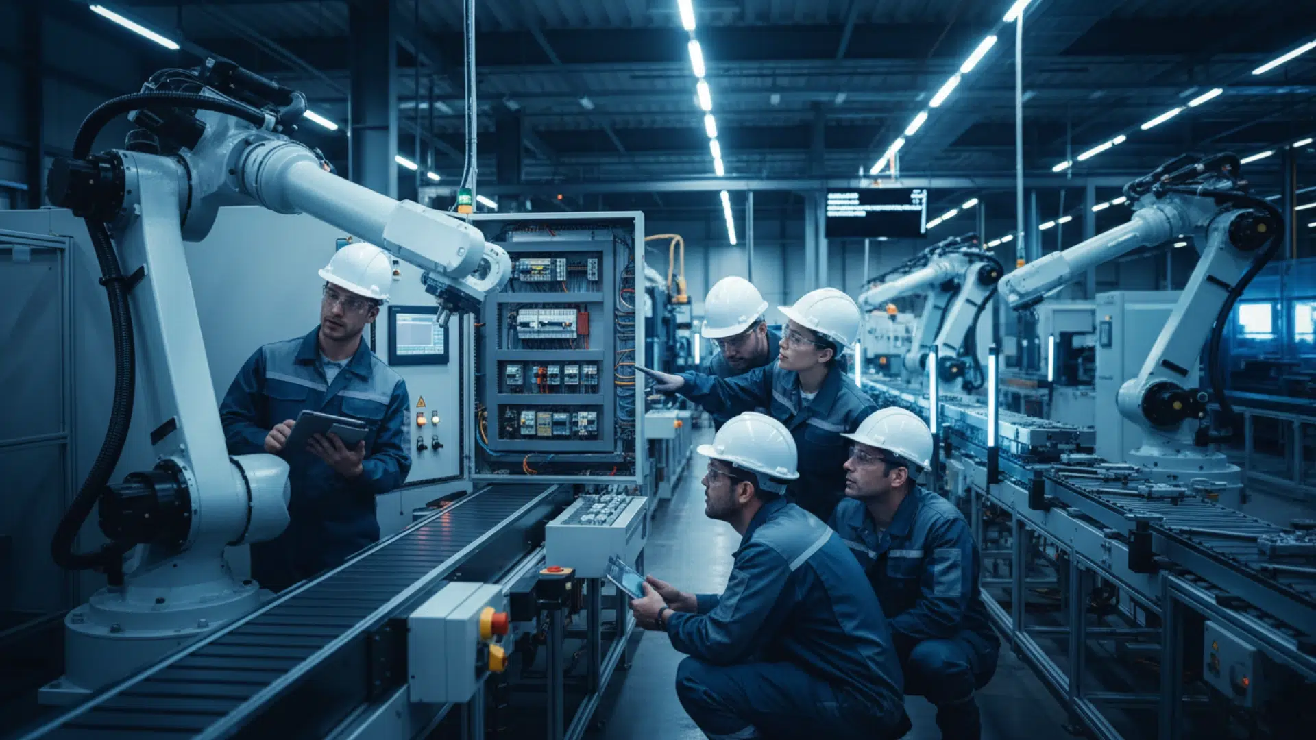 Skilled trades staffing for automated manufacturing plants